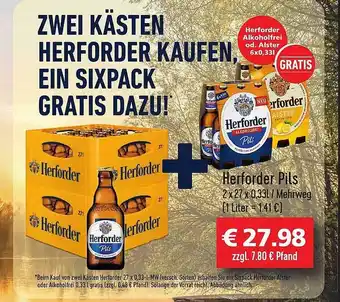 Getränkehaus Herforder pils Angebot