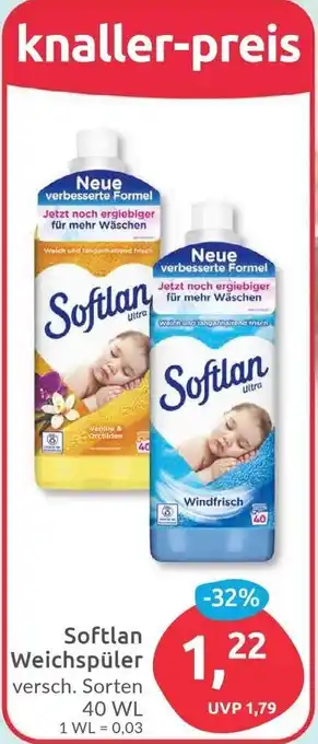 Budni Softlan Weichspüler 40 WL Angebot