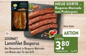 Aldi Nord Gourmet Lammfilet Bosporus 190g Angebot