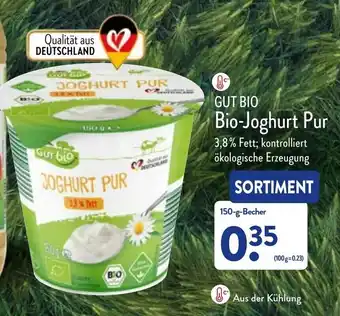 Aldi Nord Gut Bio Bio-Joghurt Pur 150g Angebot