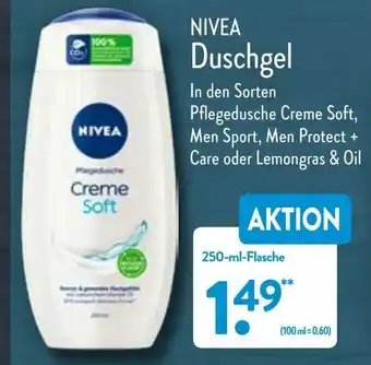 Aldi Nord Nivea Dushgel 250ml Angebot