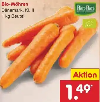Netto Marken-Discount Bio Möhren 1 kg Beutel Angebot