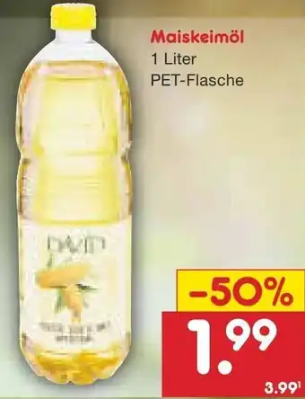 Netto Marken-Discount Maiskeimöl 1 Liter Angebot