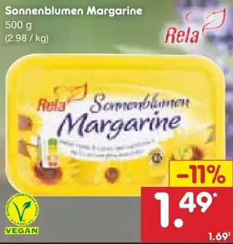 Netto Marken-Discount Rela Sonnenblumen Margarine 500 g Angebot