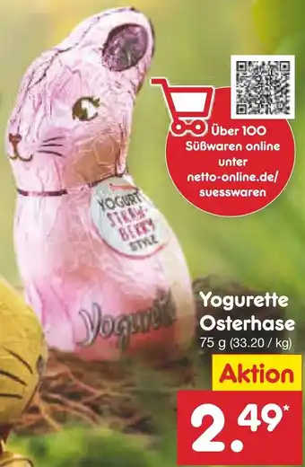 Netto Marken-Discount Yogurette Osterhase 75 g Angebot