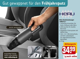 REWE City Heru Akku Handstaubsauger 98072 Angebot