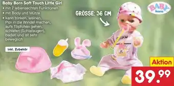 Netto Marken-Discount Baby Born Soft Touch Little Girl Angebot