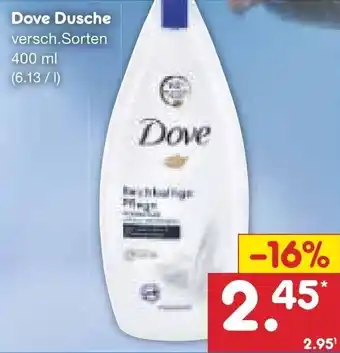 Netto Marken-Discount Dove Dusche 400 ml Angebot