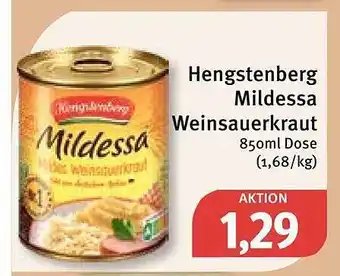 Feneberg Hengstenberg mildessa weinsauerkraut Angebot