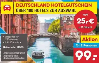 Netto Marken-Discount Deutschland Hotelgutschein Angebot