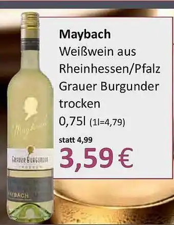 Aktiv Irma Maybach Angebot