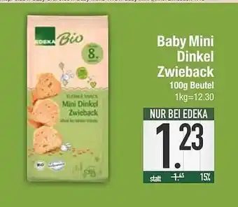 E-Center Edeka bio baby mini dinkel zwieback Angebot