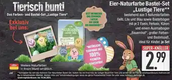 E-Center Eier-naturfarbe bastel-set „lustige tiere“ Angebot