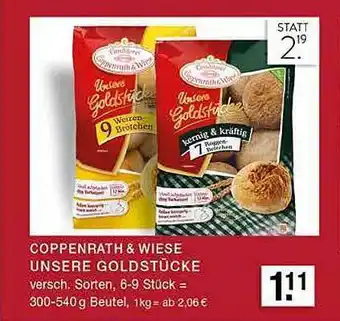 Edeka Zurheide Coppenrath & wiese unsere goldstücke Angebot