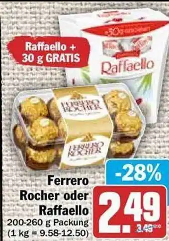 Hit Ferrero rocher oder raffaello Angebot