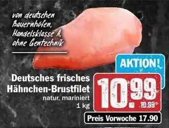 Hit Deutsches frisches hähnchen-brustfilet Angebot