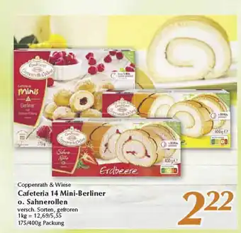 inkoop Coppenrath & wiese cafeteria 14 mini-berliner oder sahnerollen Angebot
