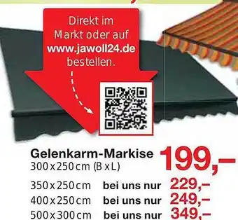 Jawoll Gelenkarm-markise Angebot