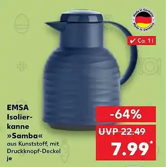 Kaufland Emsa isolierkanne „samba“ Angebot