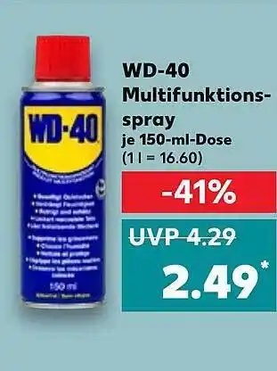 Kaufland Wd-40 multifunktionsspray Angebot