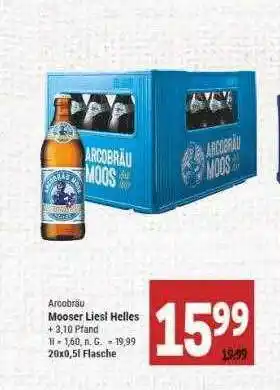 Marktkauf Arcobräu mooser liesl helles Angebot