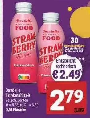 Marktkauf Barebells trinkmahlzeit Angebot