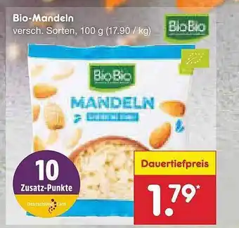 Netto Marken-Discount Bio bio-mandeln Angebot