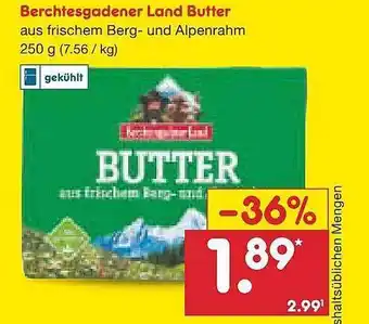 Netto Marken-Discount Berchtesgadener land butter Angebot