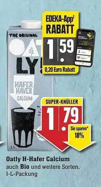 Scheck-in-Center Oatly h-hafer calcium auch bio Angebot