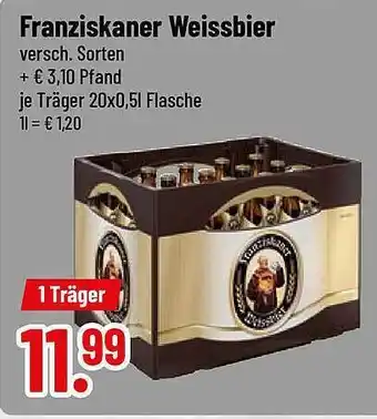 trinkgut Franziskaner weißbier Angebot