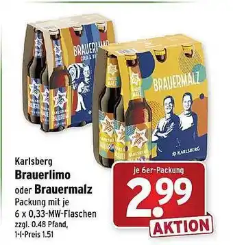 Wasgau Karlsberg brauerlimo oder brauermalz Angebot