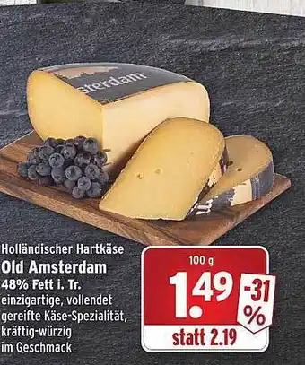 Wasgau Holländischer hartkäse old amsterdam Angebot
