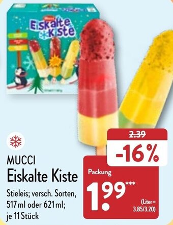 Aldi Nord Mucci Eiskalte Kiste Angebot