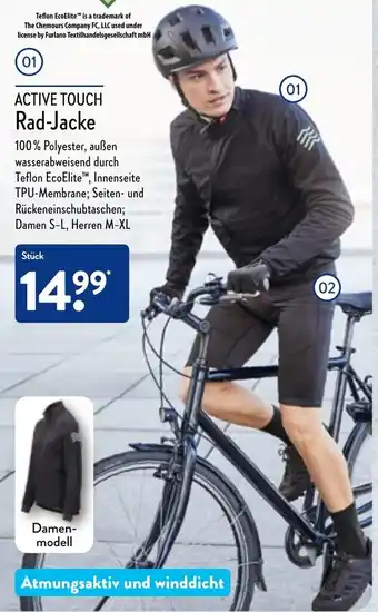 Aldi Nord Active Touch Rad Jacke Angebot