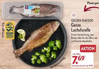 Aldi Nord Golden Seafood Ganze Lachsforelle Angebot