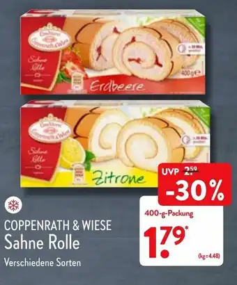 Aldi Nord Coppenrath & Wiese Sahne Rolle 400g Angebot