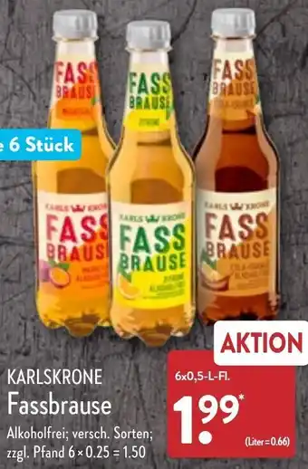 Aldi Nord Karlskrone Fassbrause 6x0,5 L-Fl. Angebot