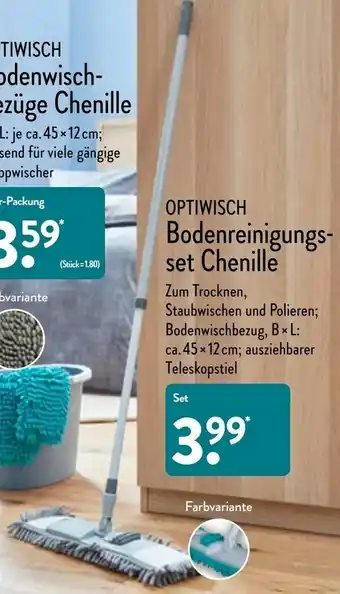 Aldi Nord Optiwisch Bodenreinigungsset Chenille Angebot