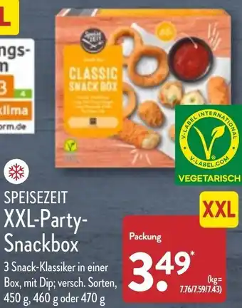 Aldi Nord Speisezeit XXL Party Snackbox 450 g, 460 g oder 470 g Angebot