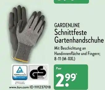 Aldi Nord Gardenline Schnittfeste Gartenhandschuhe 8-11 Angebot