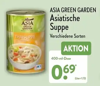 Aldi Nord Asia Green Garden Asiatische Suppe 400ml Angebot