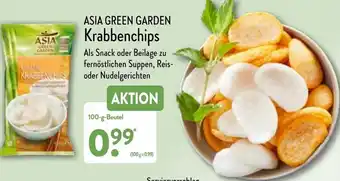 Aldi Nord Asia Green Garden Krabbenchips 100g Angebot