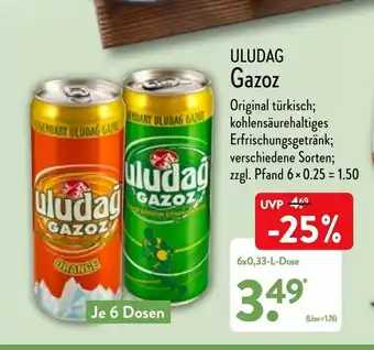 Aldi Nord Uludag Gazoz 6*330ml Angebot