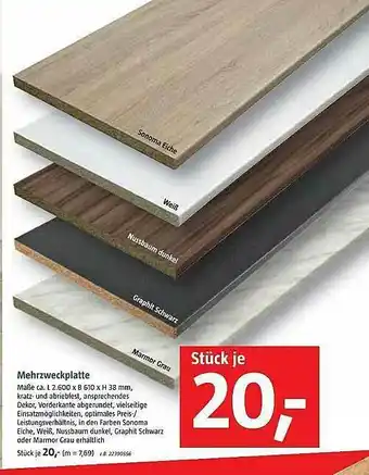 Bauhaus Mehrzweckplatte Angebot