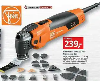 Bauhaus Fein Multimaster „mm500 Plus” Professional Set Angebot