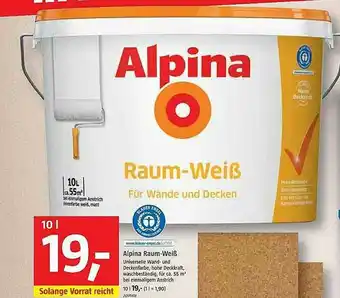 Bauhaus Alpina Raum-weiß Angebot