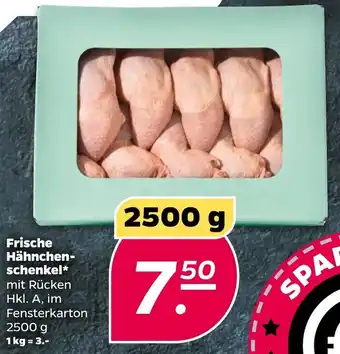 NETTO Frische Hähnchenschenkel 2500 g Angebot