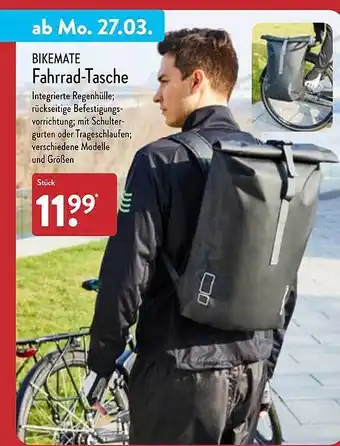 Aldi Nord Bikemate fahrrad-tasche Angebot