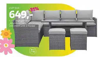 Mömax Loungegarnitur „marrakesch 1,2“ inkl. tisch und 2 hocker Angebot