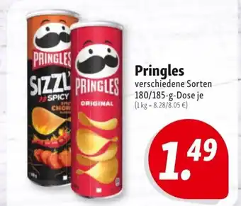 Nah & Frisch Pringles 180/185g Angebot